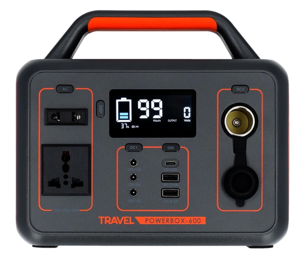 VOLT OUTLET - Magazyn energii TRAVEL POWERBOX OPTI 600 (300W) - 1341137 - zdjęcie